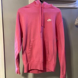 Pink Nike hoodie